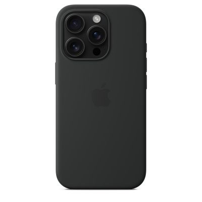 Apple Husa din Silicon cu MagSafe pentru iPhone 16 Pro Negru