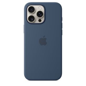 Apple Husa din Silicon cu MagSafe pentru iPhone 16 Pro Max Denim