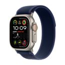 Apple Watch Ultra 2 GPS + Cellular 49mm Carcasa Natural Titanium cu Blue Trail Loop S/M