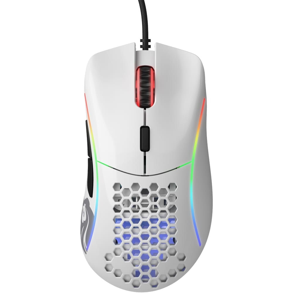 Glorious Mouse Gaming Model D 12000 dpi Alb Glossy