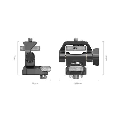 SmallRig 2903B Suport Ajustabil cu Pivotare si Inclinare pentru Monitor cu Montura ARRI-Style
