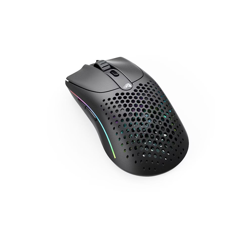 Glorious Mouse Gaming Model O 2 Wireless 26000 DPI RGB Ultralight Hybrid Ambidextru Negru Mat