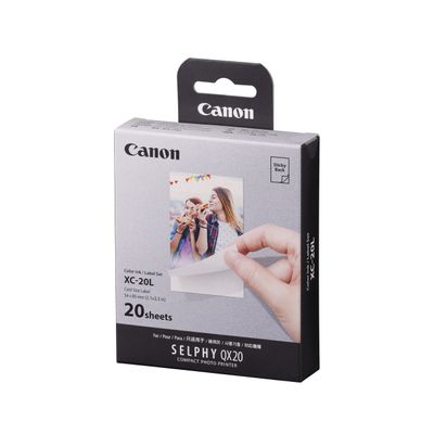 Canon Set Hartie + Toner Selphy XC-20L pentru Selphy QX20