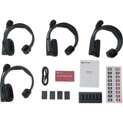Hollyland Solidcom SE-4S Sistem Intercom Set 4 Casti