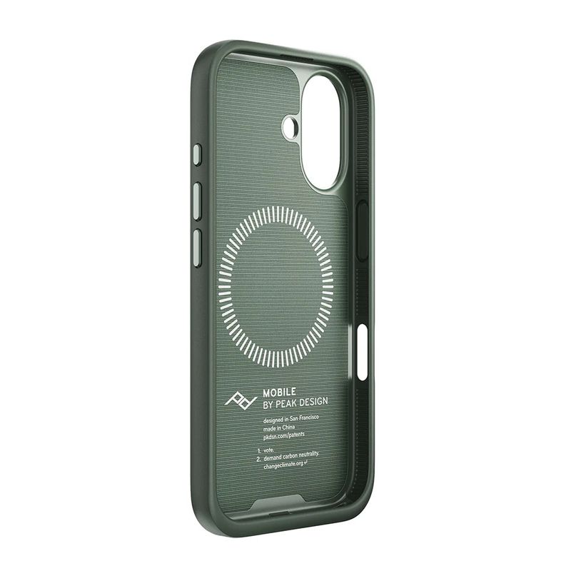 PeakDesignMobileEverydayFabricHusapentruiPhone16PlusSage