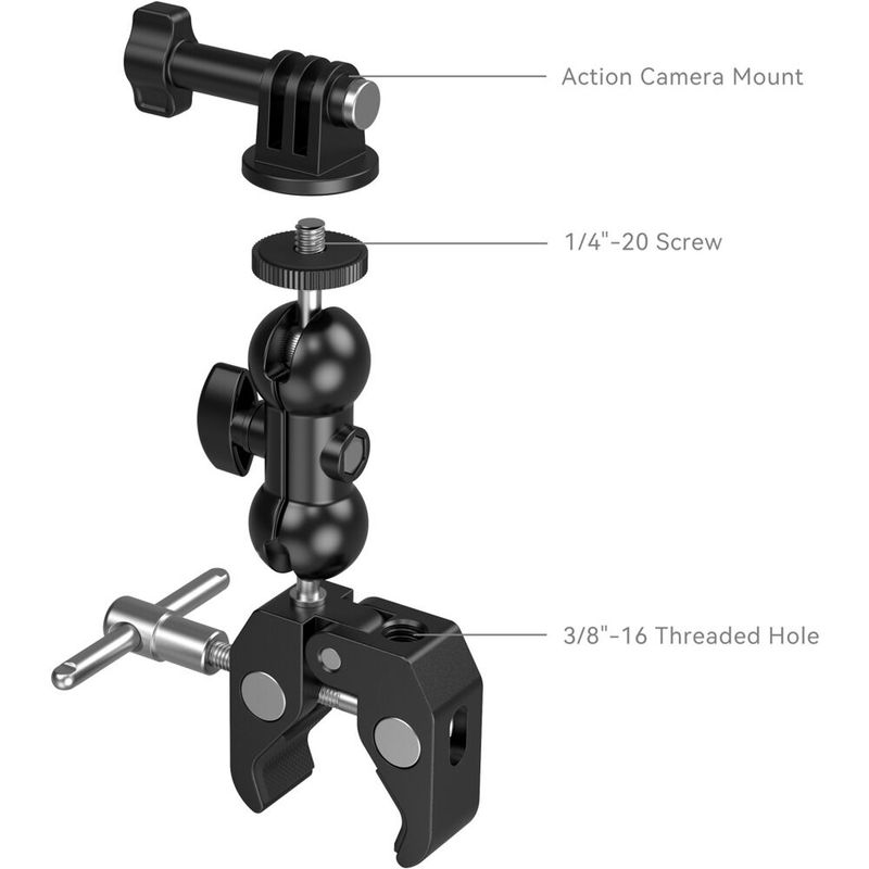 SmallRig-1138-Cap-Multifunctional-cu-Bila-Dubla-si-Clema-cu-Filet.3
