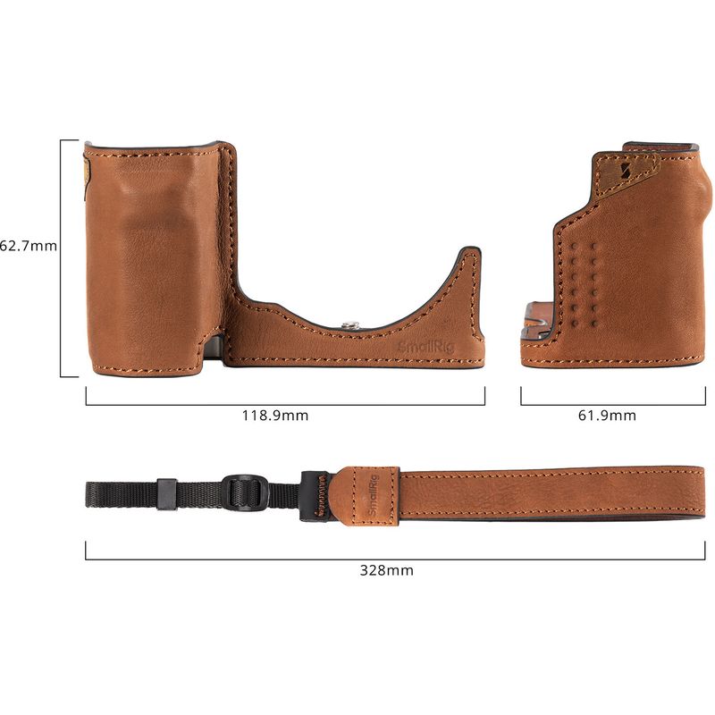 SmallRig-4889-Husa-din-Piele-pentru-Sony-ZV-E10-II-Maro.3