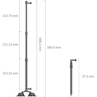 SmallRig 4380 Kit Ventuza cu Brat Telescopic pentru Fotografie Panoramica