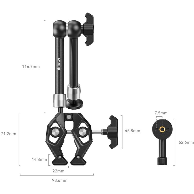 SmallRig-4454-Kit-de-Prindere-Brat-Articulat-cu-Clema-Metalica.3