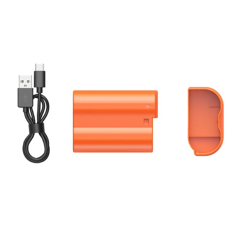 SmallRig-4966-Acumulator-Reincarcabil-cu-USB-C-Nikon-tip-EN-EL15c-Portocaliu-3