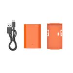 SmallRig-4969-Acumulator-Reincarcabil-cu-USB-C-pentru-Sony-tip-NP-FZ100-Portocaliu-4