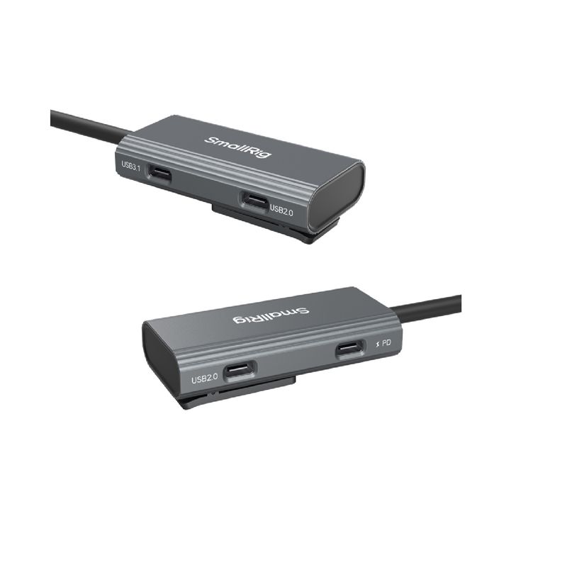 SmallRig-4598-Hub-USB-C-4-in-1-PD-USB-C-3.1-USB-C-2.0-cu-Adaptor-Audio-2