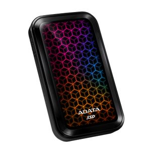 Adata SE770G RGB SSD Extern 2TB USB 3.2 Gen2 Type-C Negru