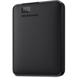 WD Elements Portable HDD Extern 5TB 2.5" USB 3.0 Negru