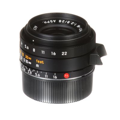Leica Elmarit-M 28mm F2.8 ASPH Obiectiv Foto Rangefinder Negru Anodizat
