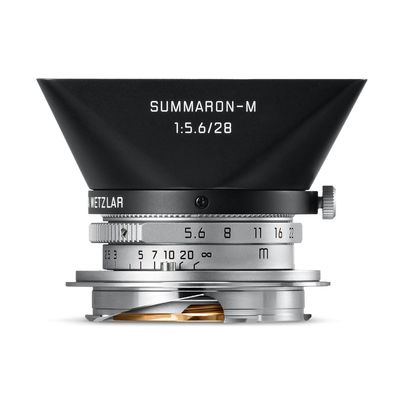 Leica Summaron-M 28mm F5.6 Obiectiv Foto Rangefinder Argintiu Crom