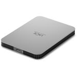 LaCieMobileDriveHDDExtern2TB25USB30Argintiu