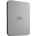 LaCieMobileDriveHDDExtern2TB25USB30Argintiu