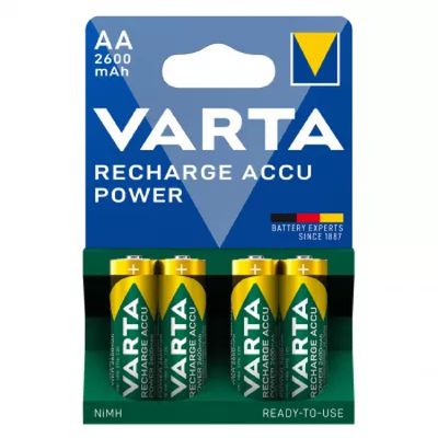 Varta  Acumulatori reincarcabili AA R6 2600 mAh, blister 4 bucati