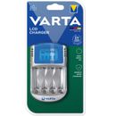 Varta 57070 LCD Charger Incarcator 4 Canale AA (R6) / AAA (R3) 2h 12V& USB