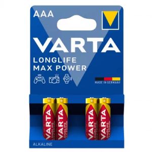 Varta Longlife Max Power AAA Baterii Alcaline R3