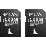 AngelBird-Set-2-Carduri-de-Memorie-AV-PRO-SDXC-V60-UHS-I-128GB-pentru-Aparate-Foto-Nikon