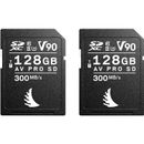 AngelBird Set 2 Carduri de Memorie AV PRO SDXC V90 UHS-II 128GB pentru Aparate Foto Sony