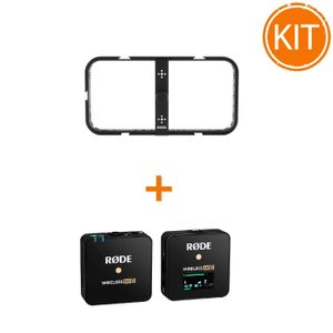 Kit Rode Smart cu Phone Cage + Rode Wireless GO II Single