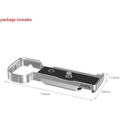 SmallRig 3524 Extension Grip pentru Sony ZV-E10(Silver)