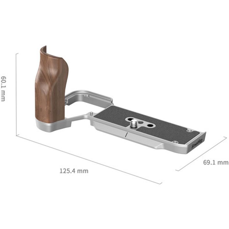 SmallRigLShapeMountPlatecuWoodenHandlepentruSonyAlpha7CIIAlpha7CR4796