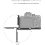 SmallRig3984FoldableLShapeMountPlacutapentruSonyAlpha7RVAlpha7IVAlpha7SIII