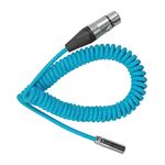 KondorBlueCabluSpiralatMiniXLRlaXLRpentruC70BMPCC4K6KPro1224inch
