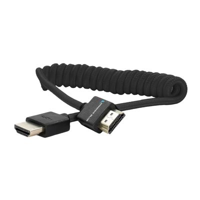Kondor Blue Cablu Spiralat HDMI la  HDMI 12-24 inchi Negru