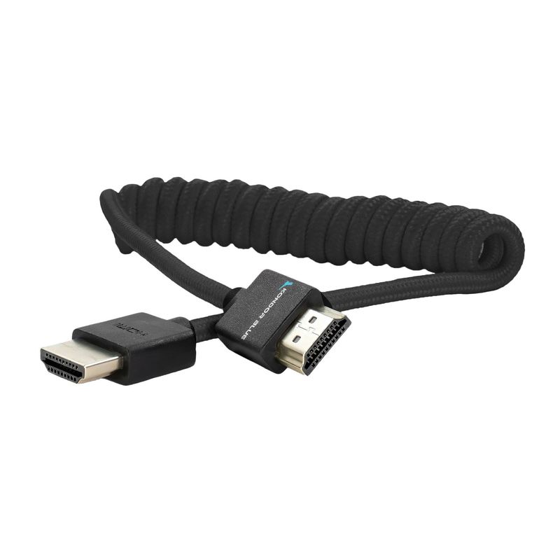 Kondor-Blue-Cablu-Spiralat-HDMI-la--HDMI-12-24-inchi-Negru