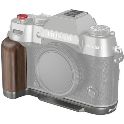 SmallRig Wooden L-Shape Grip pentru X-T50 (Charcoal Silver) 4736