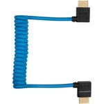 Kondor-Blue-Cablu-Spiralat-HDMI-la-HDMI-Unghi-Drept-12-24-inchi-Albastru.2