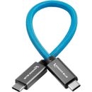 Kondor Blue Cablu USB C la USB C 8.5" High Speed pentru Inregistrare SSD