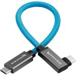 Kondor-Blue-Cablu-USB-C-la-USB-C-Unghi-Drept-8.5--pentru-Inregistrare-SSD---Incarcare-8K