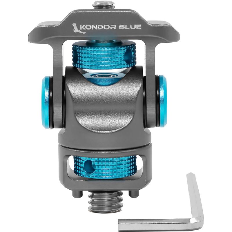 Kondor-Blue-Suport-Monitor-Swivel-Tilt-cu-Arri-si-Pin-de-Localizare-Space-Gray-