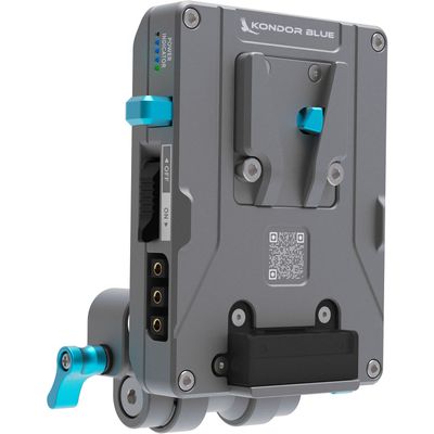 Kondor Blue Placuta Baterie Pro V-Mount cu Tija Rotativa (Space Gray)