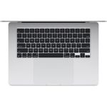 AppleMacBookAir15LaptopcuProcesorAppleM38NucleeCPUsi10NucleeGPU16GBRAM256GBSSDSilver