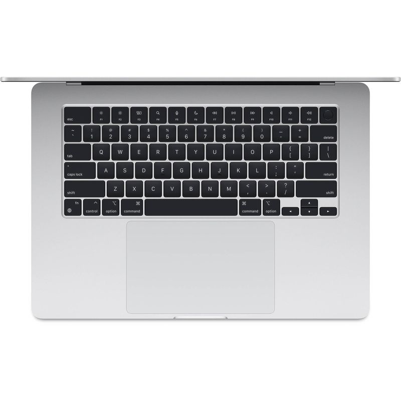 AppleMacBookAir15LaptopcuProcesorAppleM38NucleeCPUsi10NucleeGPU16GBRAM256GBSSDSilver