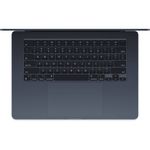 AppleMacBookAir15LaptopcuProcesorAppleM38NucleeCPUsi10NucleeGPU16GBRAM256GBSSDMidnight