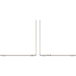 AppleMacBookAir15LaptopcuProcesorAppleM38NucleeCPUsi10NucleeGPU16GBRAM256GBSSDStarlight