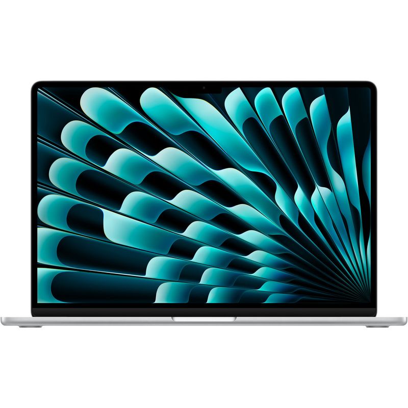 AppleMacBookAir15LaptopcuProcesorAppleM38NucleeCPUsi10NucleeGPU24GBRAM512GBSSDSilver