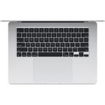 AppleMacBookAir15LaptopcuProcesorAppleM38NucleeCPUsi10NucleeGPU24GBRAM512GBSSDSilver