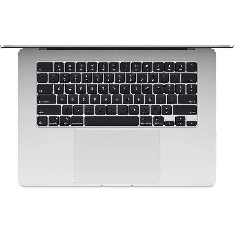 AppleMacBookAir15LaptopcuProcesorAppleM38NucleeCPUsi10NucleeGPU24GBRAM512GBSSDSilver