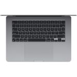 AppleMacBookAir15LaptopcuProcesorAppleM38NucleeCPUsi10NucleeGPU24GBRAM512GBSSDSpaceGrey