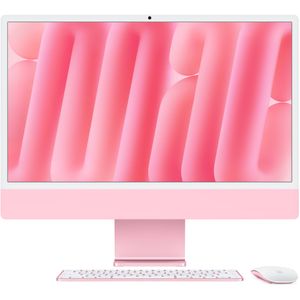 Apple iMac (2024) Sistem PC All in One 24" M4 Retina 4.5K 16GB SSD 256GB 10 nuclee GPU macOS Sequoia Roz