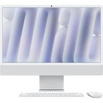 AppleiMac2024SistemPCAllinOne24AppleM4Retina45K16GBSSD512GB10nucleeGPUmacOSSequoiaSilver
